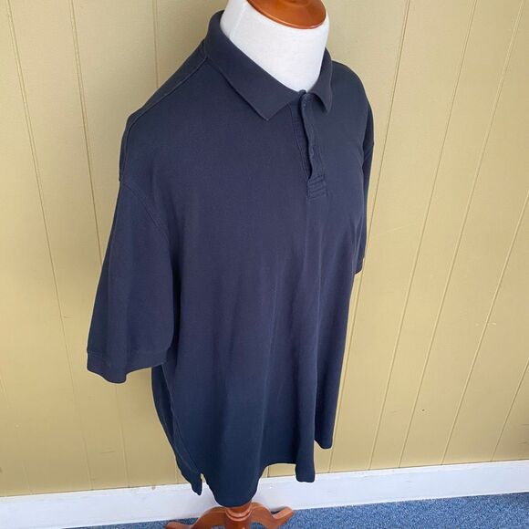 Guide series men 2XL short sleeve 2 button polo shirt black - Picture 4 of 10